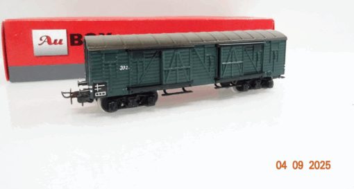 Märklin H0 332 Gedeckter Güterwagen in grün Ritter Restauration in EVP JL2795