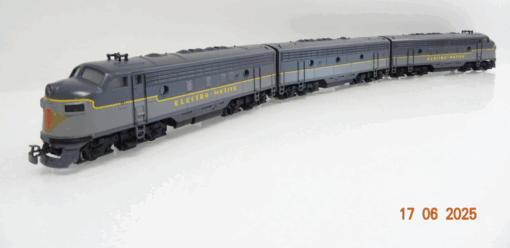 Märklin H0 3349 US Diesellok EMD F 7 Electro-Motive 3tlg. JL1005 o.