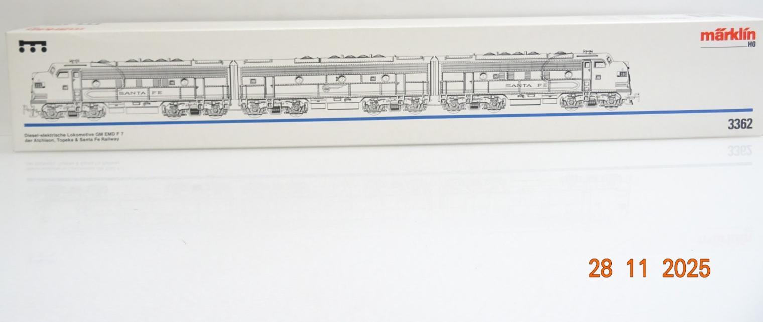 Märklin H0 3362 US Diesellok GM EMD f 7 Santa Fe Atchinson etc. in OVP JL4761 – Bild 3