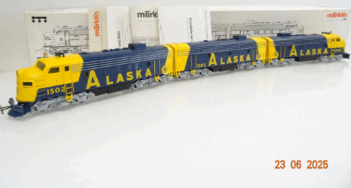 Märklin H0 3462 Diesellok GM EMD F7 der Alaska Railroad in OVP JL1039