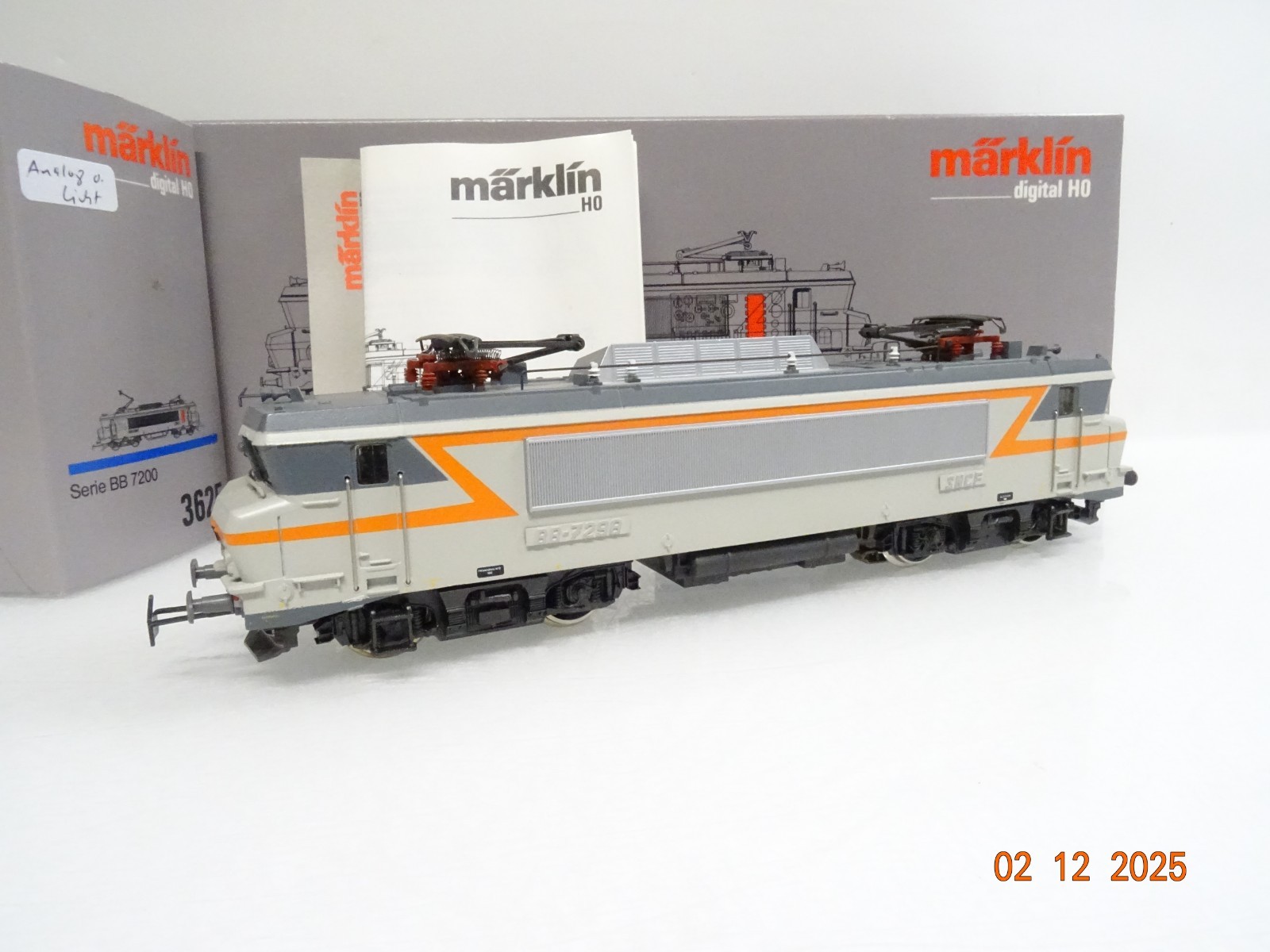 Märklin H0 3625 Frankreich E-Lok BB 7298 der SNCF in OVP JL4830
