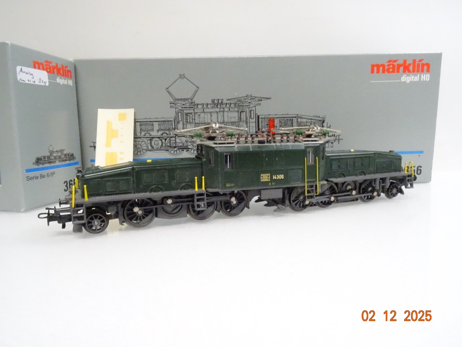 Märklin H0 3656 Schweiz E-Lok Ce 6/8 III Krokodil der SBB in OVP JL4828
