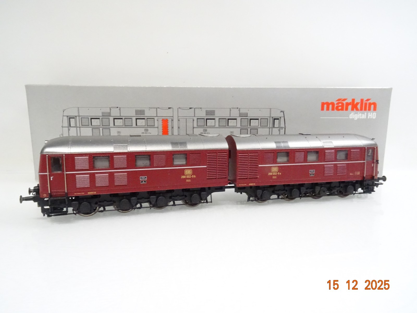 Märklin H0 37284 Doppel-Diesellok BR 288 der DB ESU Digital Umbau in OVP JL5089
