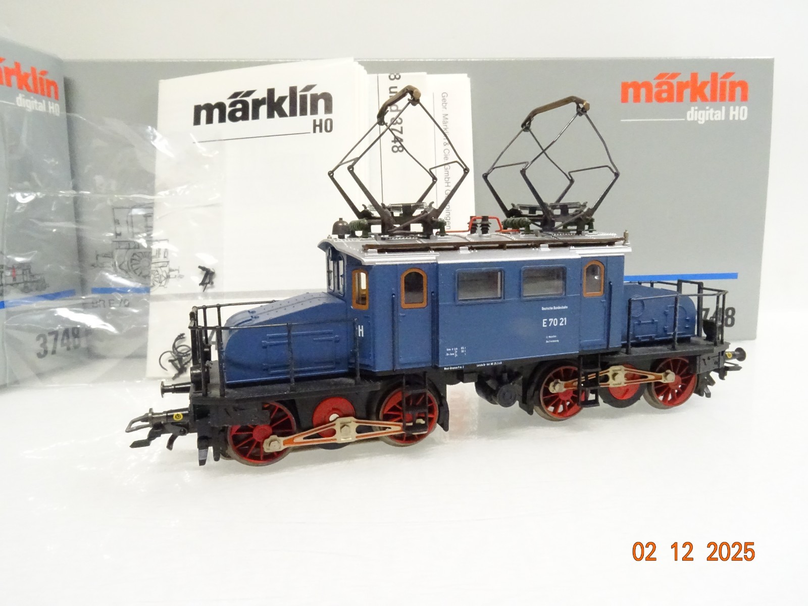 Märklin H0 3748 E-Lok E 70 21 der DB Digital in OVP JL4811