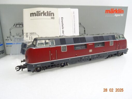 Märklin H0 3780 Diesellok BR 220 007-9 der DB Digital in OVP LE9037