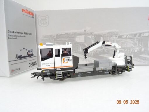 Märklin H0 39545 Gleiskraftwagen ROBEL 54.22 Sersa AG Mfx Sound in OVP JL471