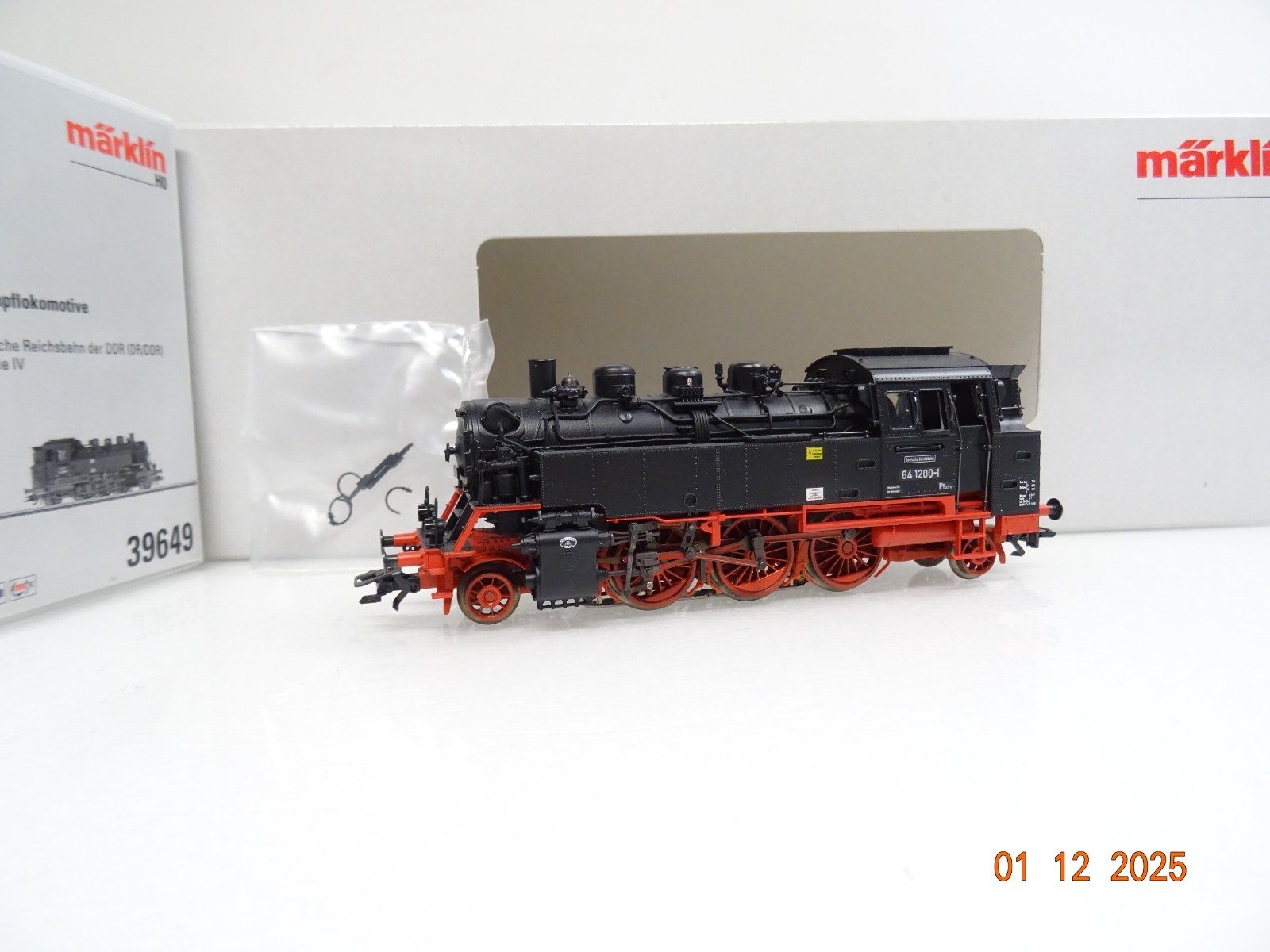 Märklin H0 39649 Dampflok BR 64 1200-1 der DR Sound Mfx in OVP JL4795