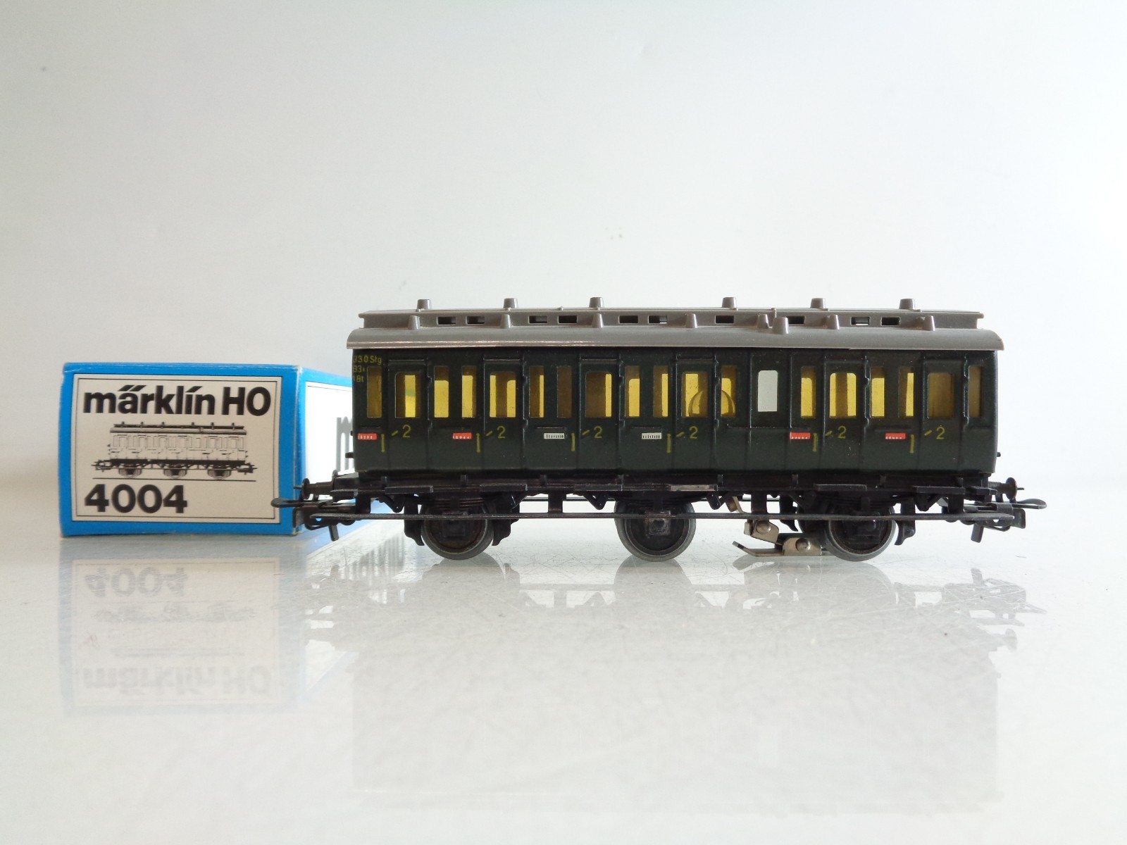 Märklin H0 4004 Abteilwagen 2.Kl. in OVP BH854