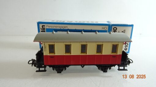 Märklin H0 4107 Personenwagen beige/rot in OVP RR2884 – Bild 3