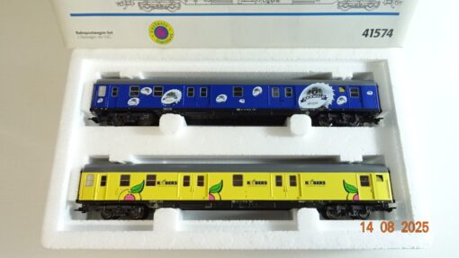 Märklin H0 41574 Bahnpostwagen-Set 2 Barwagen der SVG in OVP PR9550
