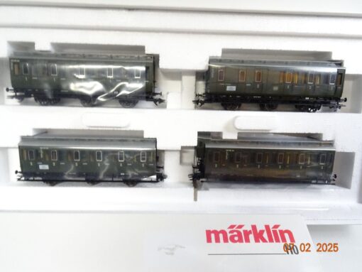 Märklin H0 42046 Abteilwagen-Set Epoche II der DB in OVP PR5849 – Bild 3