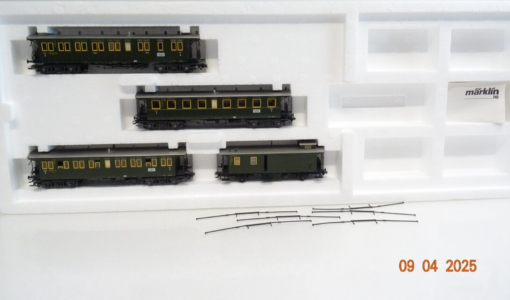 Märklin H0 42102 Wagenset 4tlg. Württembergischer Personenzug in OVP LE9965