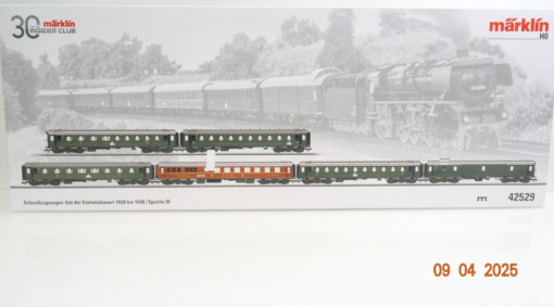 Märklin H0 42529 Insider Club Schnellzugwagen-Set Einheitsbauart in OVP LE9966