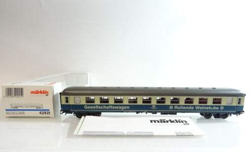 Märklin H0 42921 Gesellschaftswagen Rollende Weinstube der DB in OVP PR5382