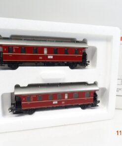 Märklin H0 43134 Personenwagen-Set 2tlg. Donnerbüchse rot der DB in OVP JL1