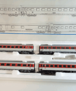 Märklin H0 43302 Wagen-Set Neue InterCity-Farben 4 tlg. der DB in OVP BH659