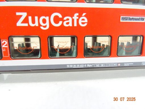 Märklin H0 43593 Doppelstockwagen ZugCafé 50 80 26-35 402-9 der DB JL2049 o. – Bild 3