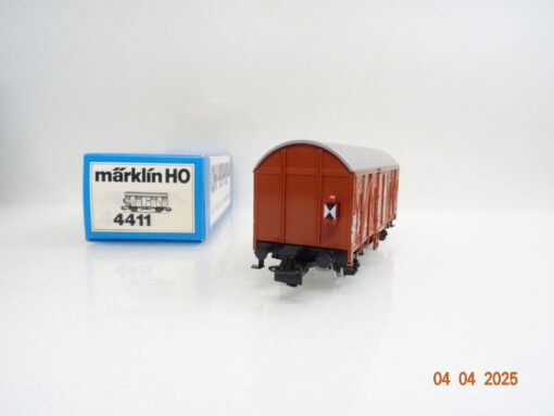 Märklin H0 4411 gedeckter Güterwagen mit Schlußlaterne der DB  in OVP PR6917 – Bild 4