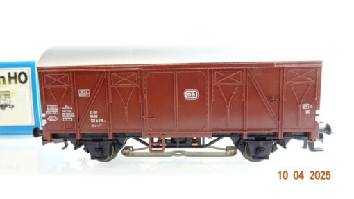 Märklin H0 4411 gedeckter Güterwagen mit Schlußlaterne der DB in OVP PR7081 – Bild 3