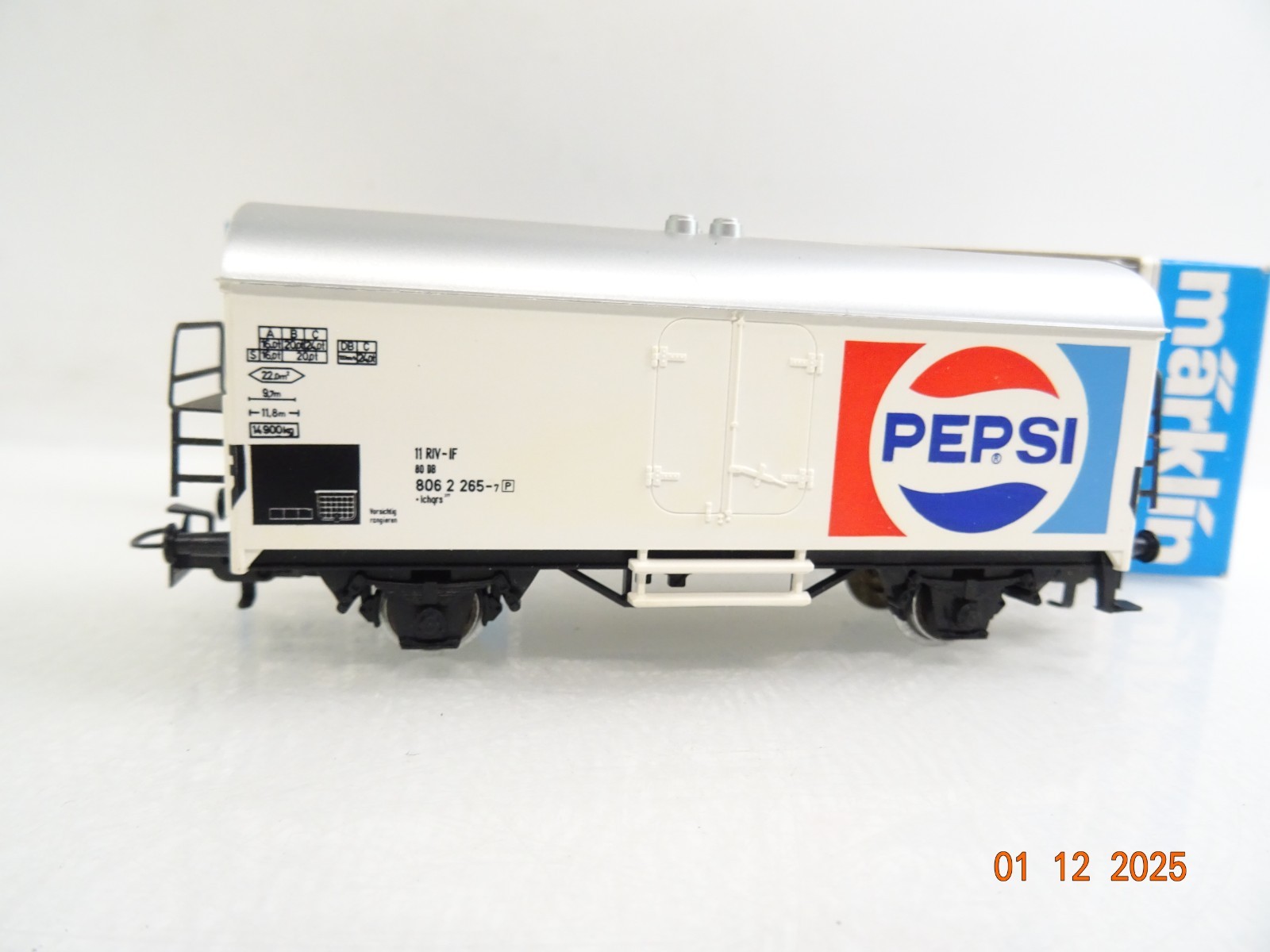 Märklin H0 4419 Kühlwagen Pepsi der DB in OVP RR5112 – Bild 3