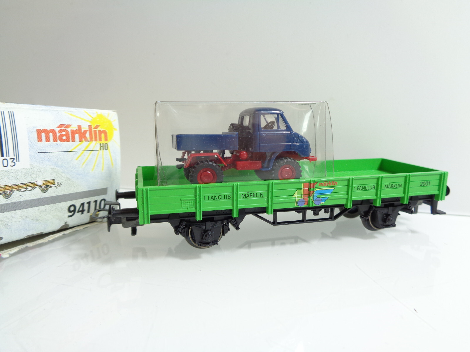 Märklin H0 44731 Jahreswagen 2002 Fanclub mit Monster Truck in OVP JD3765