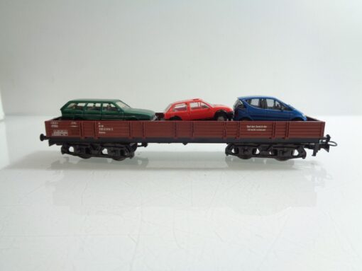 Märklin H0 44732 AC Autotransportwagen mit PKWs in OVP F1033 – Bild 3