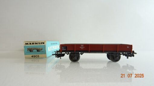 Märklin H0 4503 Niederbordwagen der DB in OVP PR9132 – Bild 3