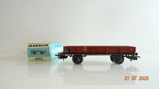 Märklin H0 4503 Niederbordwagen der DB in OVP PR9132