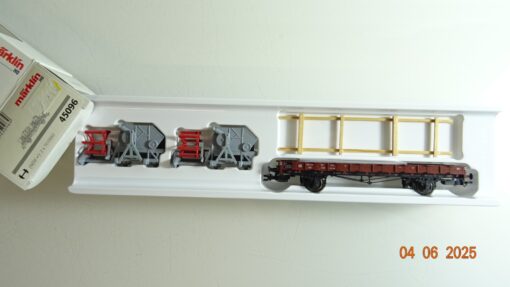 Märklin H0 45096 Rungenwagen mit Erntemaschinen der DB in OVP PR8224