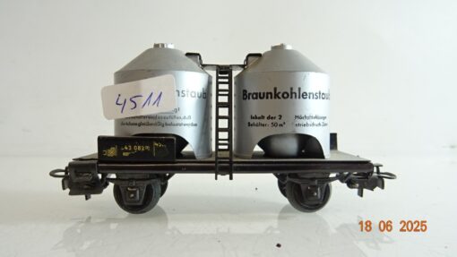 Märklin H0 4511 Silowagen Braunkohlestaub der DB PR8585 o.