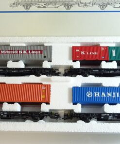Märklin H0 4515 Wagen-Set Containertransport 4 tlg. der DB in OVP PR9626
