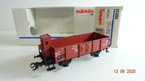 Märklin H0 46032 Hochbordwagen mit Bremserhaus der DRG in OVP RR2828