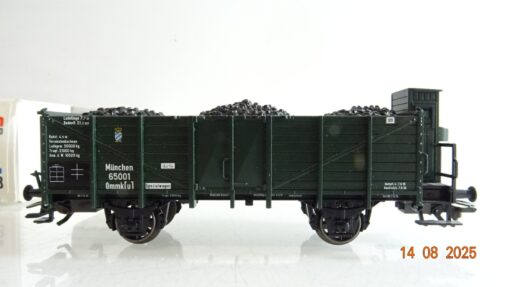 Märklin H0 46033 offener Güterwagen mit Kohle der K.Bay.Sts.B. in OVP PR9523 – Bild 3