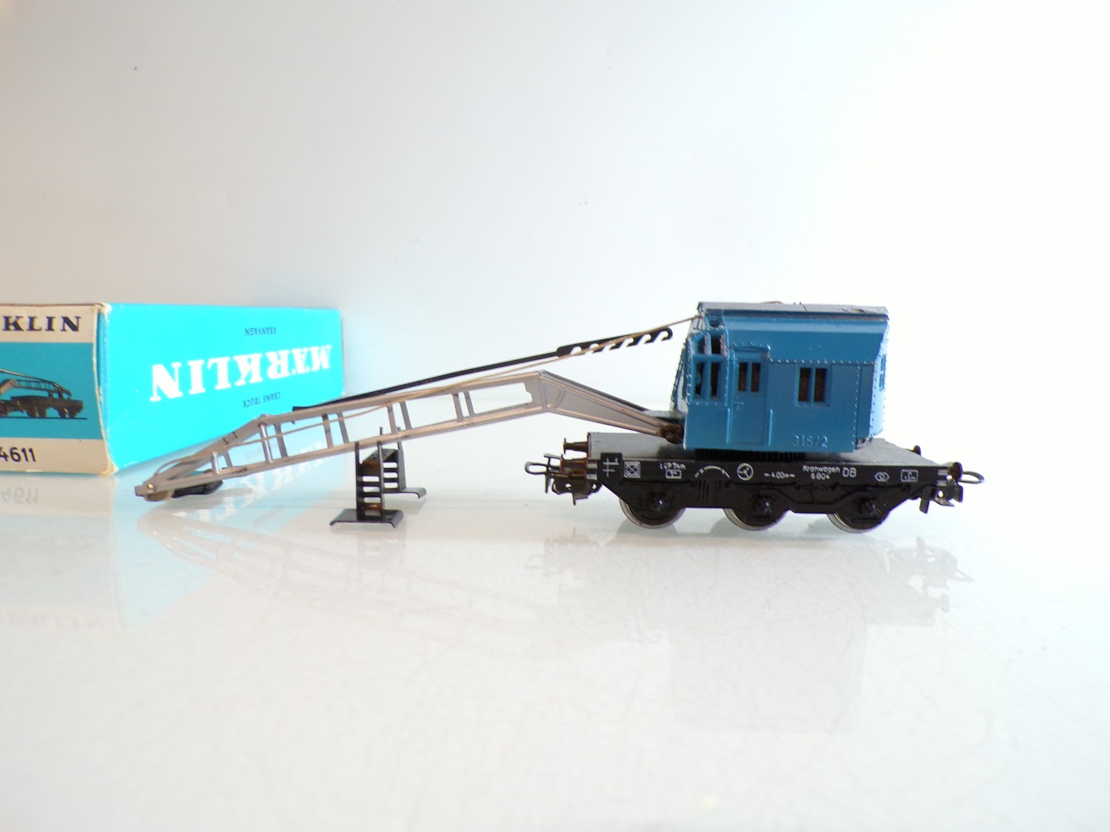 Märklin H0 4611 Bahnkran Krupp-Ardelt in OVP BH1171 – Bild 3