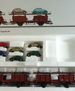 Märklin H0 46138 Autotransportwagen-Paar Offs 59/Epoche III der DB in OVP PR7846
