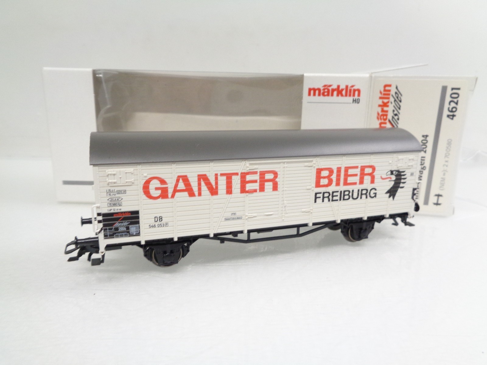Märklin H0 46201 Insider Jahreswagen 2004 Ganter Bier in OVP RR4815