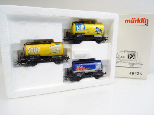 Märklin H0 46425 Kesselwagen-Set 3tlg. Henkel der DB in OVP LE3603