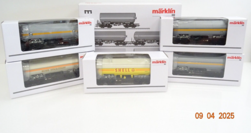 Märklin H0 46456 Druckgas-Kesselwagen Set 5tlg. der DB in OVP LE9936