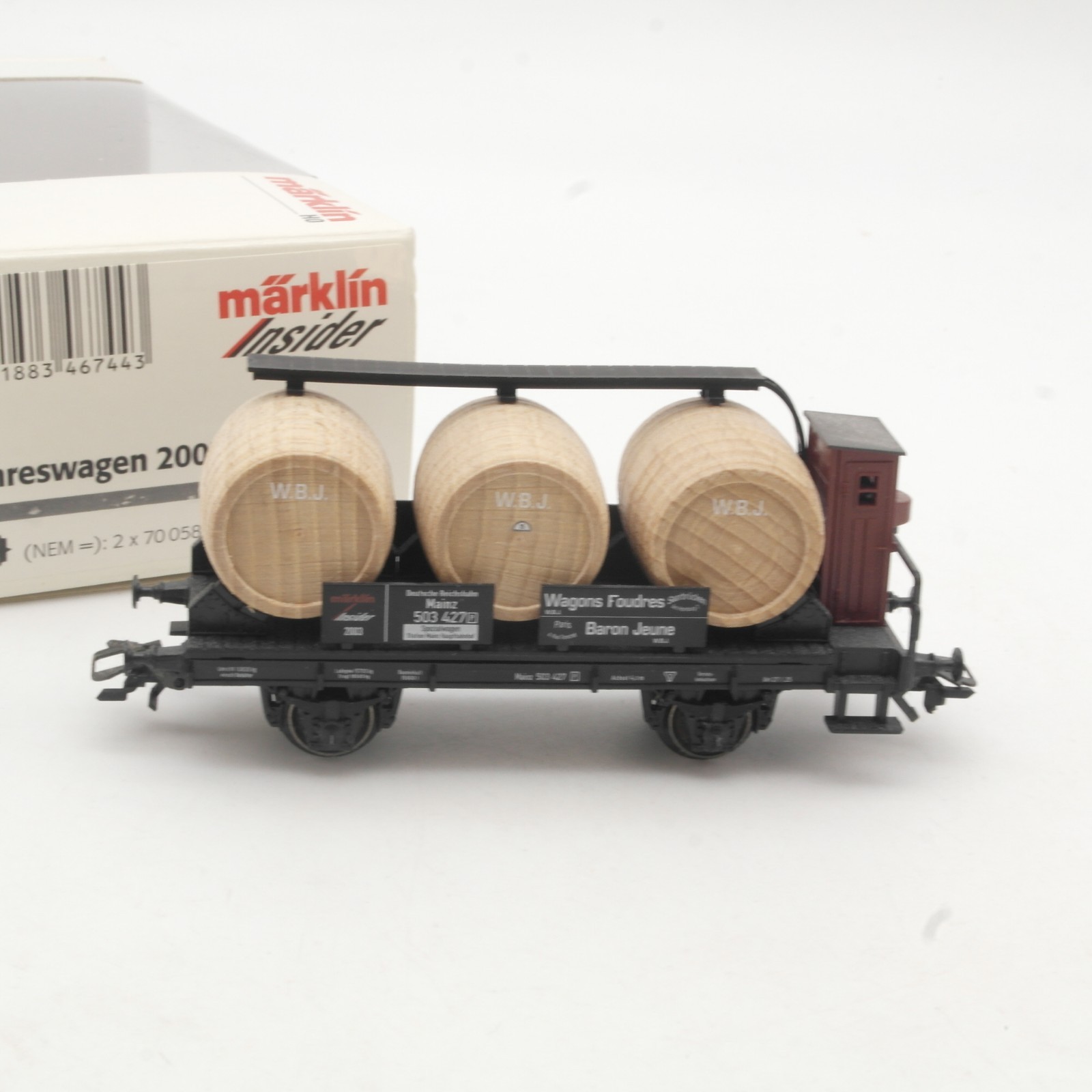 Märklin H0 46744 Insider Jahreswagen 2003 Weinfasswagen in OVP RR5525 – Bild 3