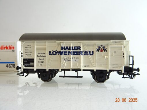 Märklin H0 4678 Bierwagen Haller Löwenbräu der DR in OVP PR9927 – Bild 3