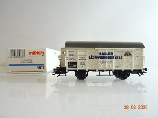 Märklin H0 4678 Bierwagen Haller Löwenbräu der DR in OVP PR9927