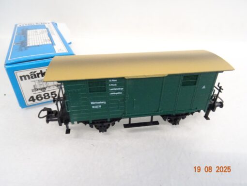 Märklin H0 4685 gedeckter Güterwagen Pferdetransportwagen in OVP RR3125 – Bild 3