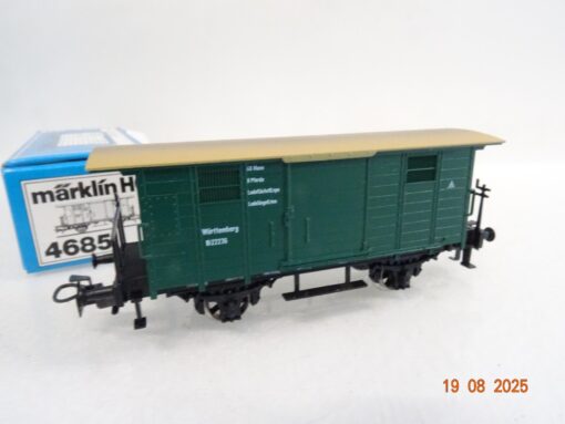Märklin H0 4685 gedeckter Güterwagen Pferdetransportwagen in OVP RR3125