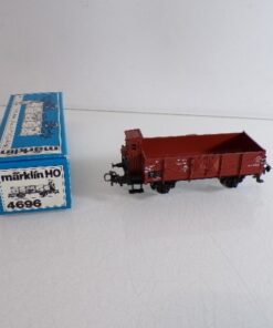 Märklin H0 4696 Offener Güterwagen mit Bremserhaus der DB in OVP HS96