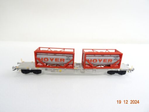 Märklin H0 47064 Container-Tragwaren Bauart Sgnss 114 in OVP CK4995 – Bild 3