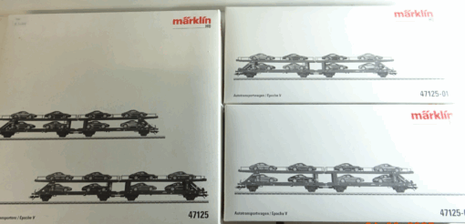 Märklin H0 47125 Set mit 2 Autotransportern Leerverpackung siehe Foto PK1073 – Bild 3