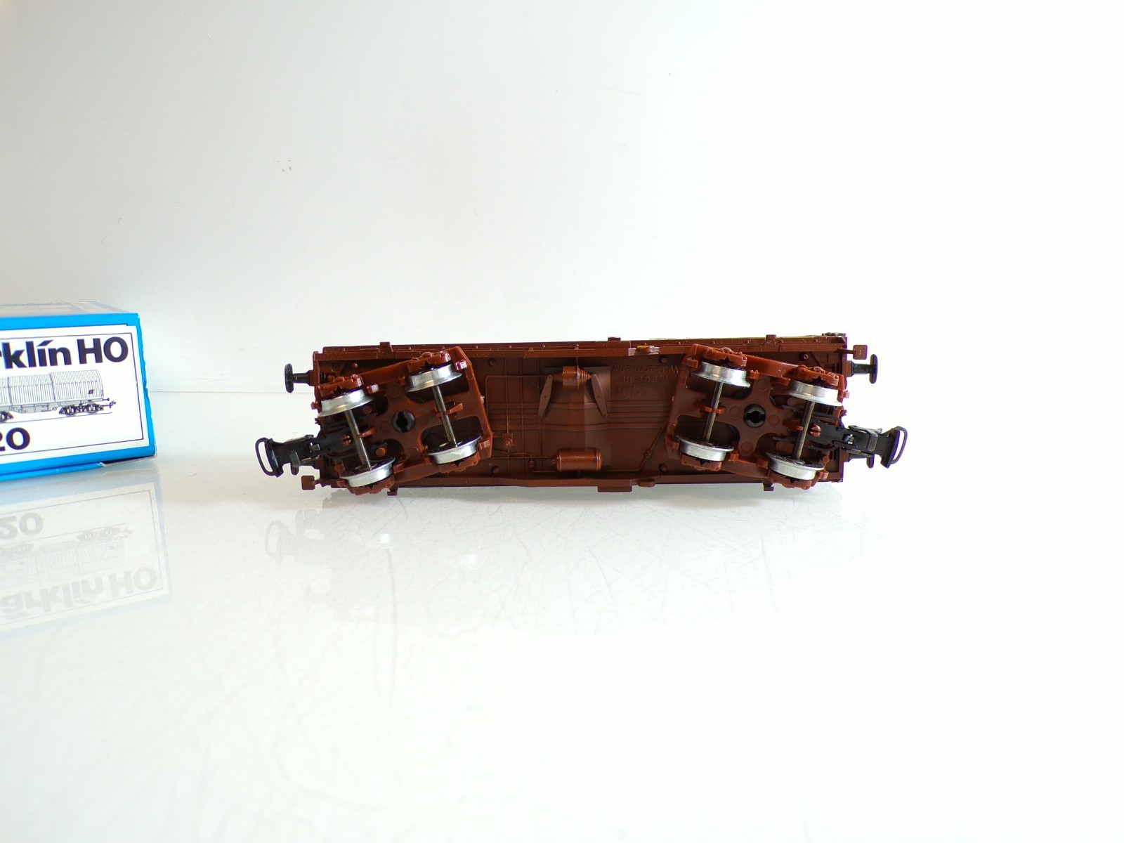 Märklin H0 4720 Teleskophaubenwagen mit Stahlrollen der ÖBB in OVP BH1428 – Bild 4