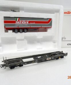 Märklin H0 47444 Taschenwagen HUPAC mit Sattelauflieger in OVP LE8992
