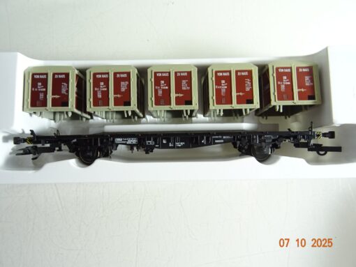 Märklin H0 4767 DB  Behälterertragwagen " Von Haus zu Haus"   in OVP HS15 – Bild 3