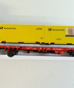Märklin H0 47708 Postmuseumswagen 2000 mit 2 Post Container der DB in OVP PR9170